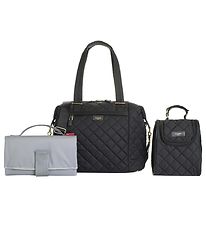 Storksak Changing Bag - Stevie Quilt - Black