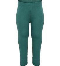 Hummel Leggings - hmlRene Tights - Rib - Sea Pin