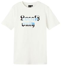 LMTD T-shirt - NlmFocal - White Alyssum w. Print