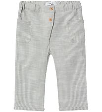 Name It Trousers - NbmHebos - Dried Sage w. Stripes