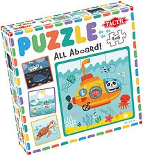 TACTIC Puzzle Game - My First Puzzle - 4x6 Bricks - All Aboard