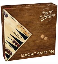 TACTIC Jeu de Socit - Backgammon - Classic+ Collection - Bois