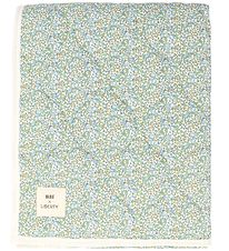 Bibs X Liberty Blanket - Quilted - 85x110 cm. - Flowers - Ivory