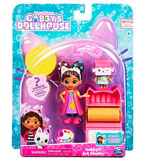 Gabby's Dollhouse Set - 5 Delar - Gabbys Art Studio