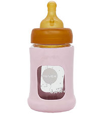 Hevea Feeding Bottle - 150 mL - Powder Pink