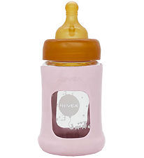 Hevea Babyflesje - 150 ml - Powder Roze