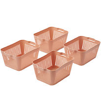 Liewood Basket - 4-Pack - Small - 30x22x14 cm - Tuscany Rose