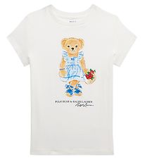 Polo Ralph Lauren T-shirt - Cottage - White w. Soft Toy
