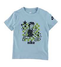 Nike T-shirt - Ocean Bliss m. Pixelerad Tryck