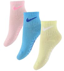 Nike Sukat - 3 kpl - Vaaleanpunainen/Sininen/Keltainen