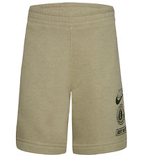 Nike Shortsit - French Terry - Khaki