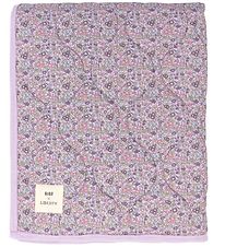 Bibs X Liberty Filt - Quilted - 85x110 cm. - Blommor - Violet