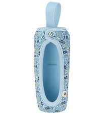 Bibs X Liberty Bottle Case - Large - Flowers - Baby Blue