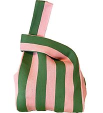 Bows By Str Shopper - Filippa Stripes - Moss green/Pink