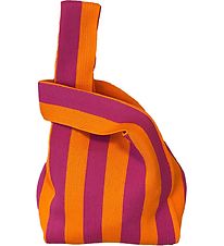 Bows By Str Shopper - Filippa Stripes - Cerise/Burnt Orange