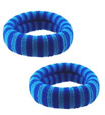 Bows By Str Elastics - 3-Pack - Ea - Striped Cobalt blue/Blue