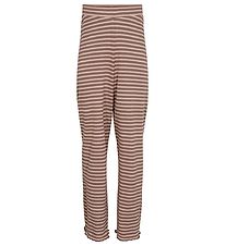 Sofie Schnoor Girls Trousers - Striped - Warm Brown