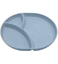 Sebra Borden - Bioplastic - 3 Kamers - Moeders - Powder Blue