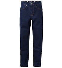 Hound Farkut - Painettu Farkut - Deep Blue Denim