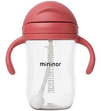 Mininor Mugg m. Sugrr - Tritan - 330 ml - Rabarber