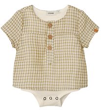 Lil' Atelier Body-paita l/h - NbmHanson - Sage, Tammi