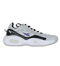 Reebok Shoe - Solution Mid - Grey/Black/Purple