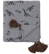 Bloomingville Teppi - 160x130 cm - Bongo - Blár