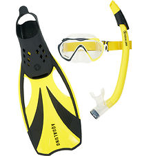 Aqua Lung Snorkeling Set - Adult - Compass - Black/Yellow