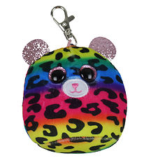 Ty Keychain w. Soft Toy - Squishy Beanies - 9 cm - Dotty