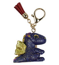 Ty Keychain w. Soft Toy - Mini Boos - 6 cm - Sapphire