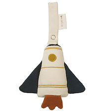 Fabelab Clip Toy - Spaceship - 15 cm - Dark Grey