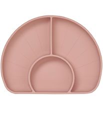 Cam Cam Plate - Silicone - 3 Rooms - Flower - Dusty Rose