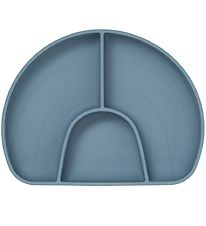 Cam Cam Plate - Silicone - 3 Rooms - Rainbow - Midnight Blue