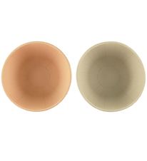 Cam Cam Bowls - Silicone - 2-Pack - Flower - Coral Mix