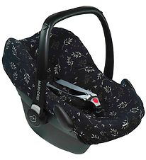 Dooky Seat cover For Car Seat - 0+ - Romantic Leaves - Black