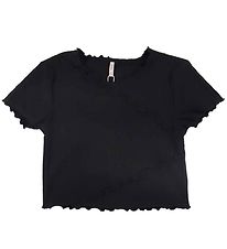 Kids Only T-shirt - KogNella - Rib - Black
