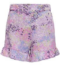 Kids Only Shorts - CookAnna - Purple Rose/Wild Ditsy