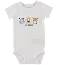 Name It Bodysuit s/s - NbmJoggie - Bright White