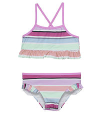Color Kids Bikini w. Ruffles - Lavender Mist