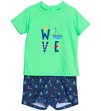 Color Kids Swim Set - Swim Top/Swim Trunks - Summer Green
