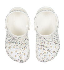 Crocs Sandalen - Classic+ Starry Glitter Klomp K - Wit