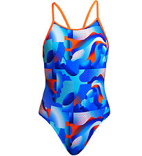 Funkita Swimsuit - UV50+ - Diamond Back - Battle Blue
