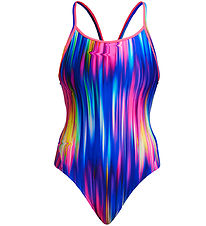 FUNKITA Fille (8-14ans) Jumbled Up - Racerback 2 pieces - Maillot de bain  Natation Fille Collection Flying Start