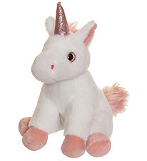 Teddykompaniet Soft Toy - Unicorn - 25 cm - White