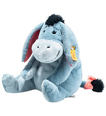 Steiff Soft Toy - 25 cm. - Eeyore - Sitting - Grey/Blue