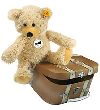 Steiff Soft Toy - 21 cm. - Charly Dangling Teddy Bear - In Suitc