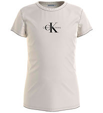 Calvin Klein T-shirt - Micro Monogram - Whitecap Grey