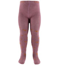 Melton Sokkabuxur - Hearts Tights - Grape Shake