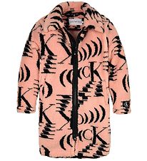 Calvin Klein Fleece coat - Pink/Black