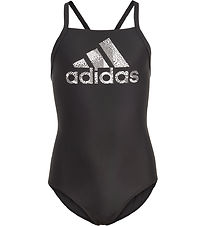 adidas Performance Swimsuit - Big Logo Suit - Black/White